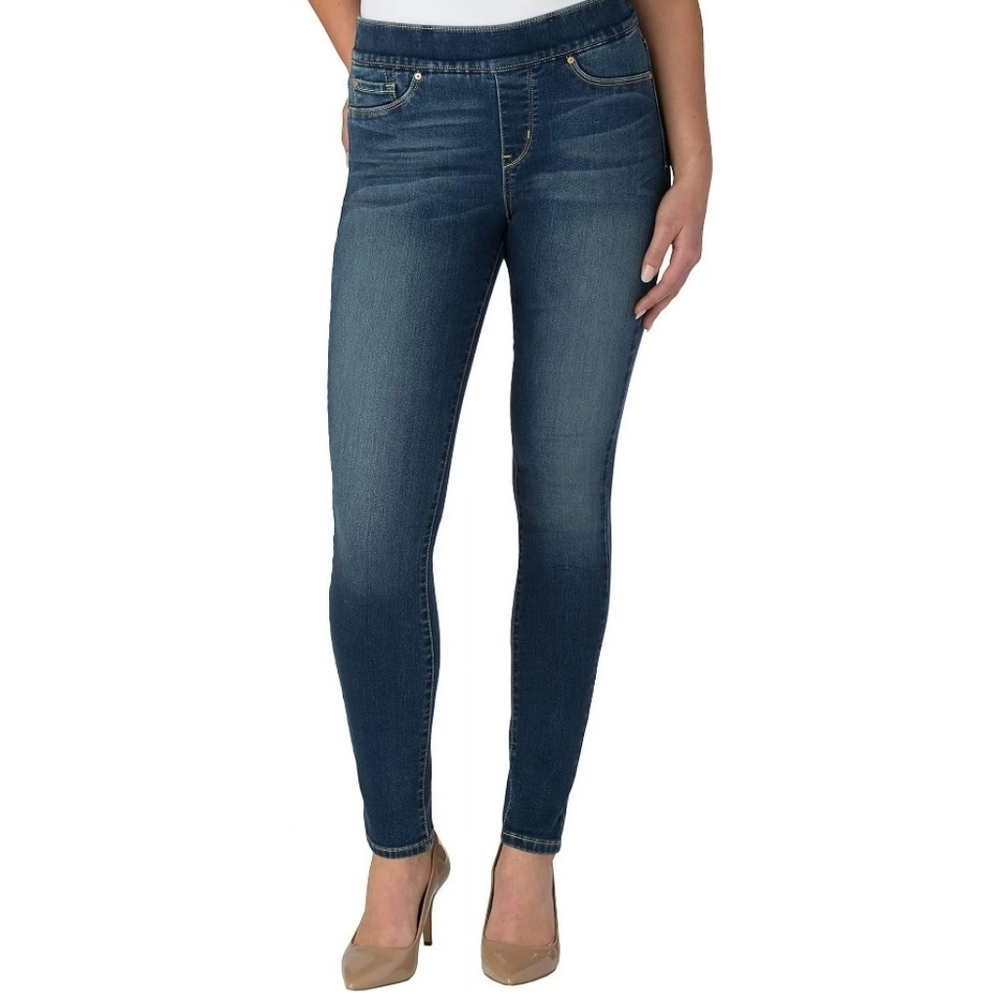 LEVIS pull On Stretch Jeggings Slim Jeans 28 Classy Preppy Y2k Denim Designer